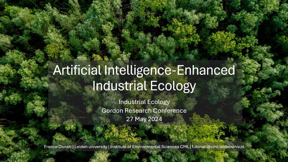 GRC - Artificial Intelligence-enhanced Industrial Ecology